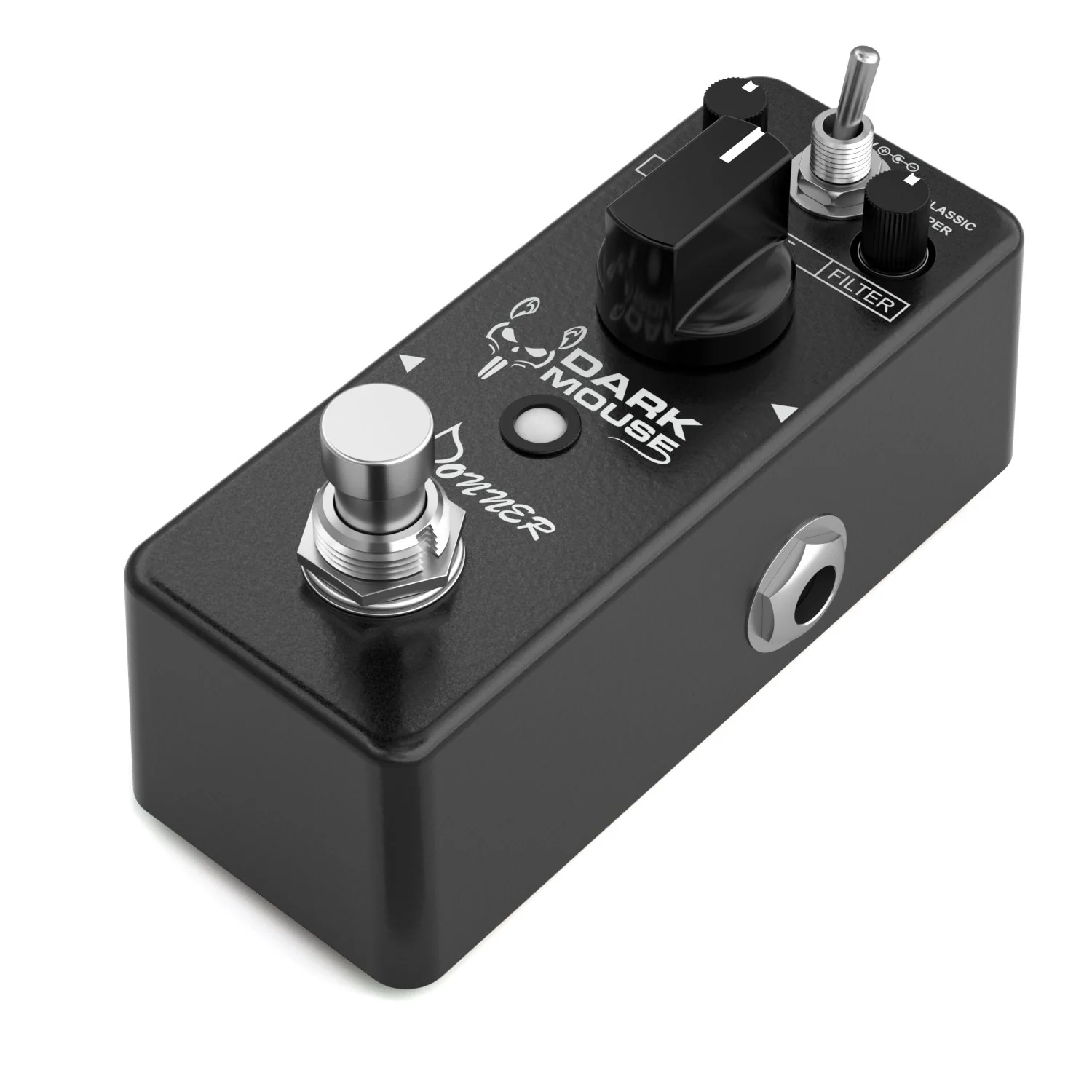 Donner Dark Mouse Distortion Pedal Gain Effect with Two Distortion Modes - Image 4
