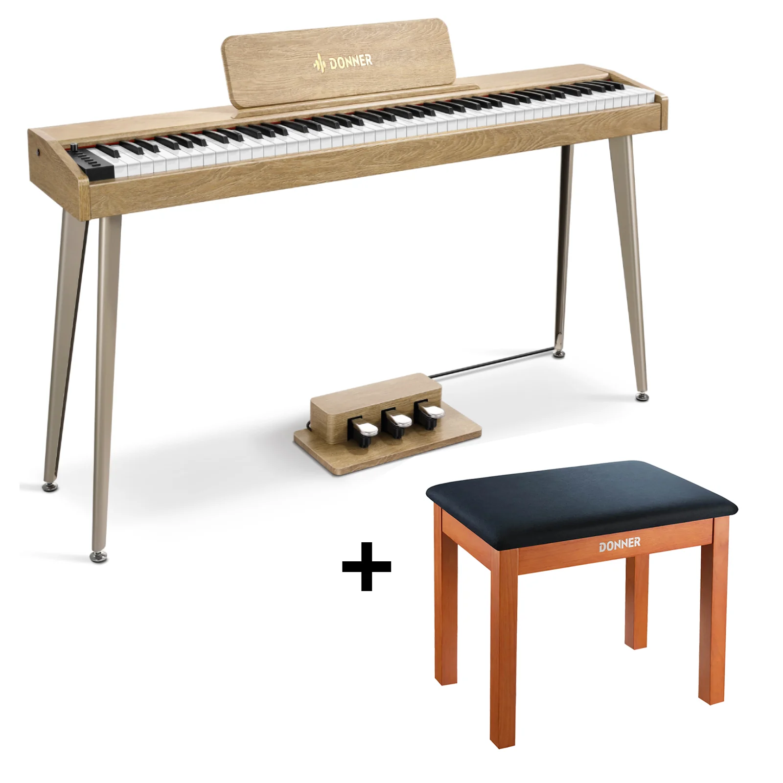 Donner DDP-60 Compact Upright Semi Weighted Digital Piano - Image 14