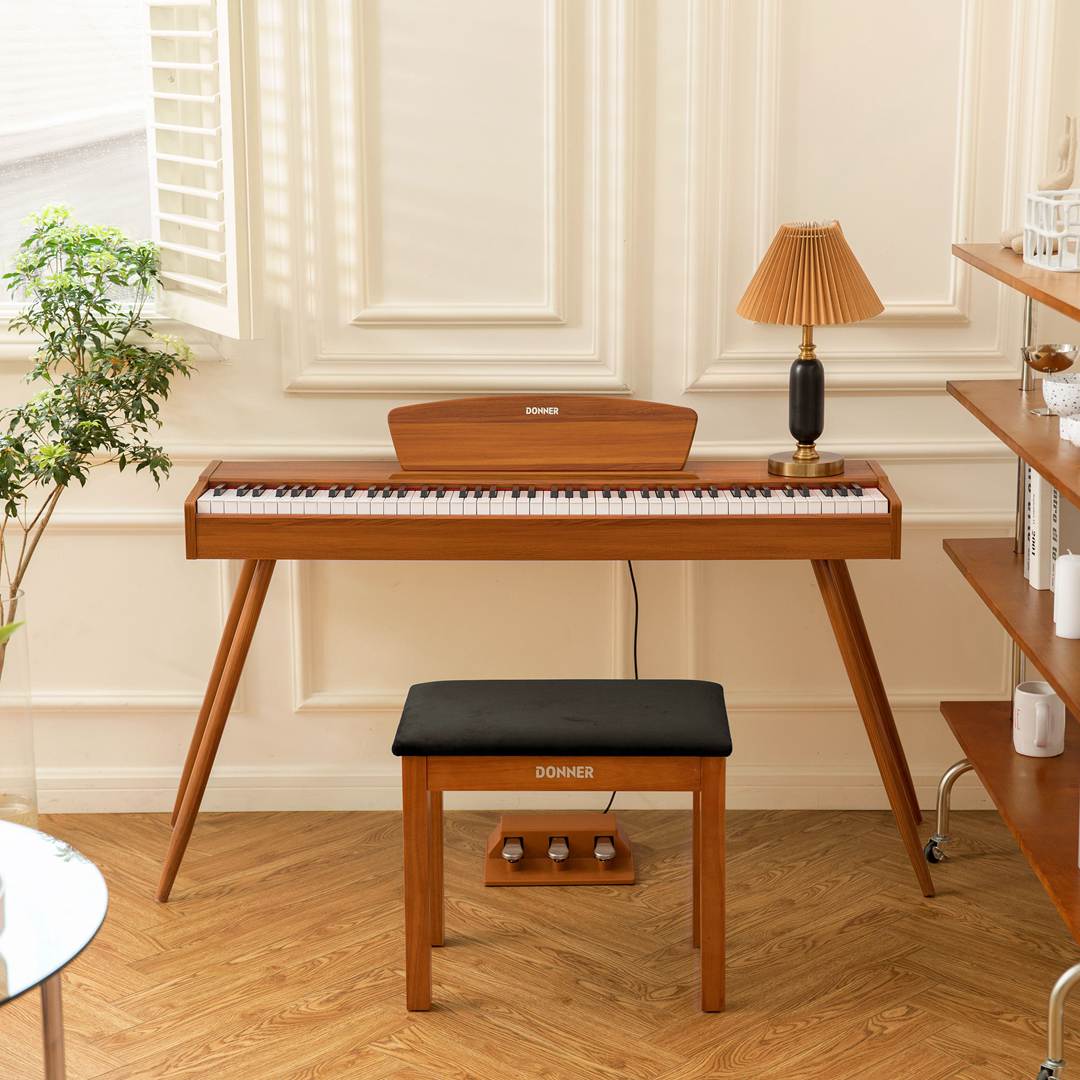 Donner DDP-80 Wooden Weighted Piano for Home - Image 24