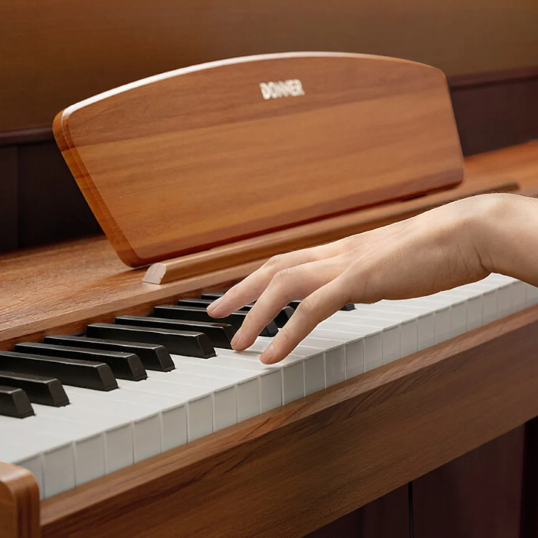 Donner DDP-80 Wooden Weighted Piano for Home - Image 10