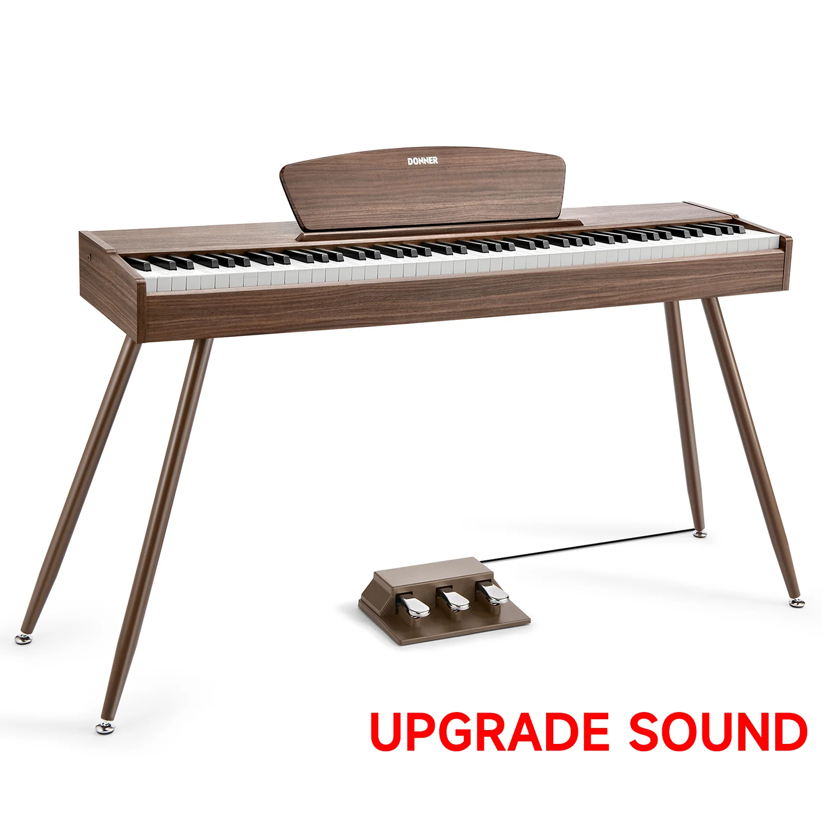 Donner DDP-80 Wooden Weighted Piano for Home - Image 3