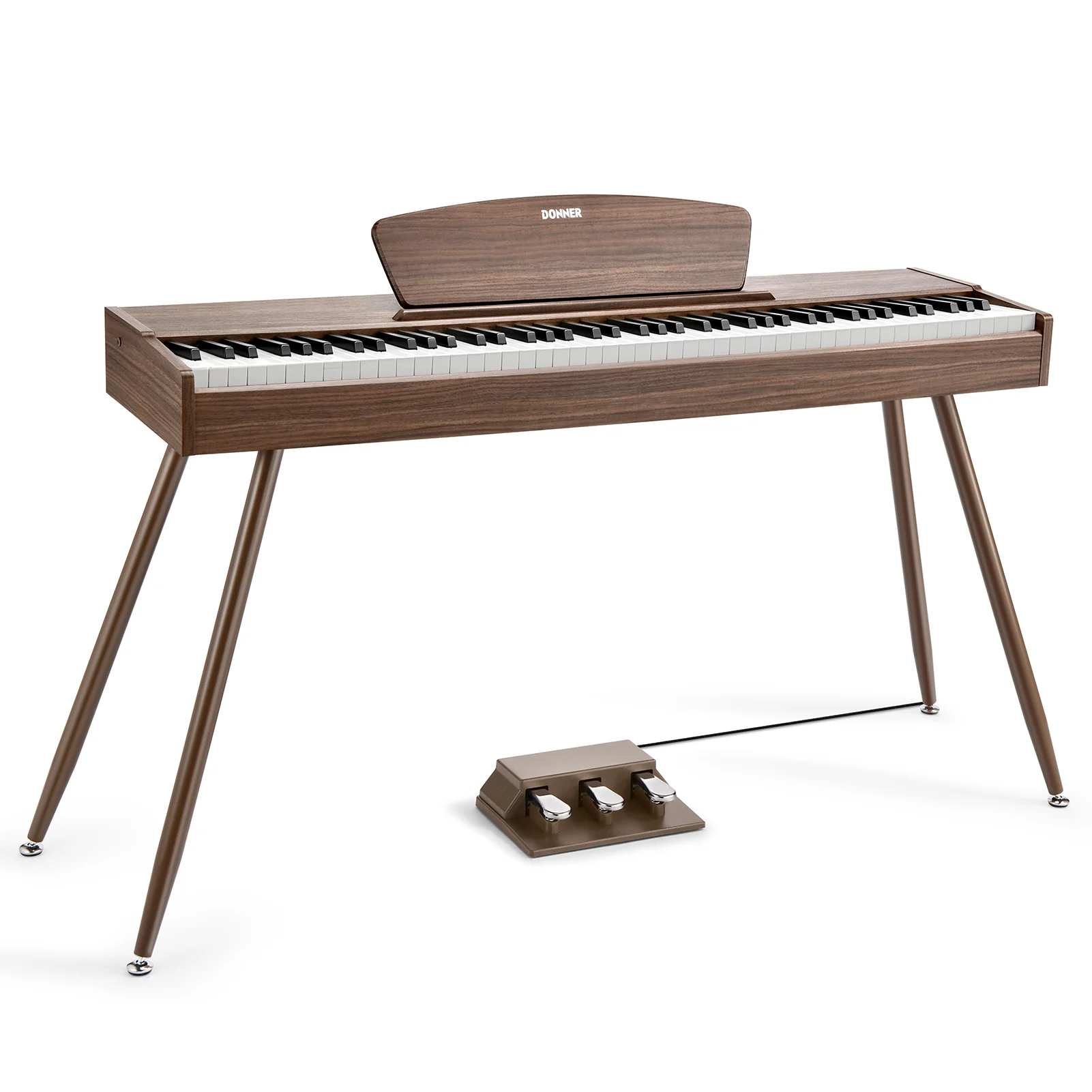 Donner DDP-80 Wooden Weighted Piano for Home - Image 6
