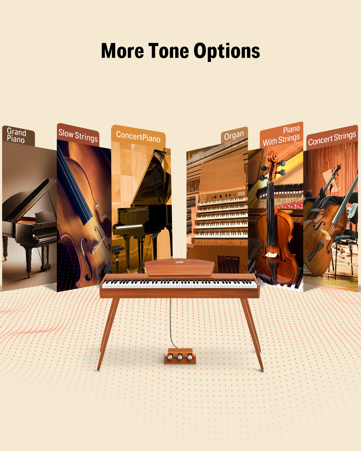 Donner DDP-80 Sound Upgraded Weighted Digital Piano - Image 7