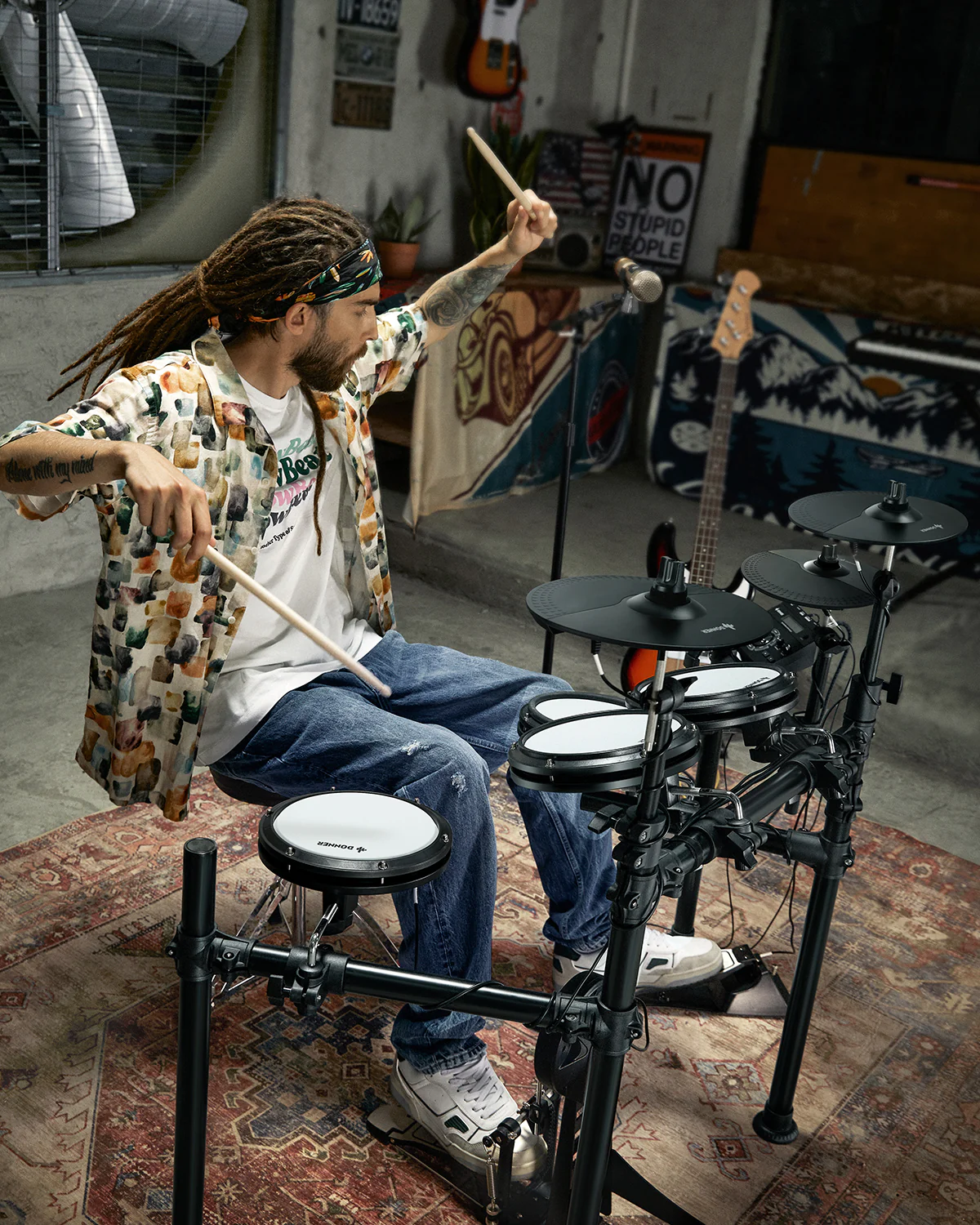 Donner DED-200X Electronic Drum Set - Image 7