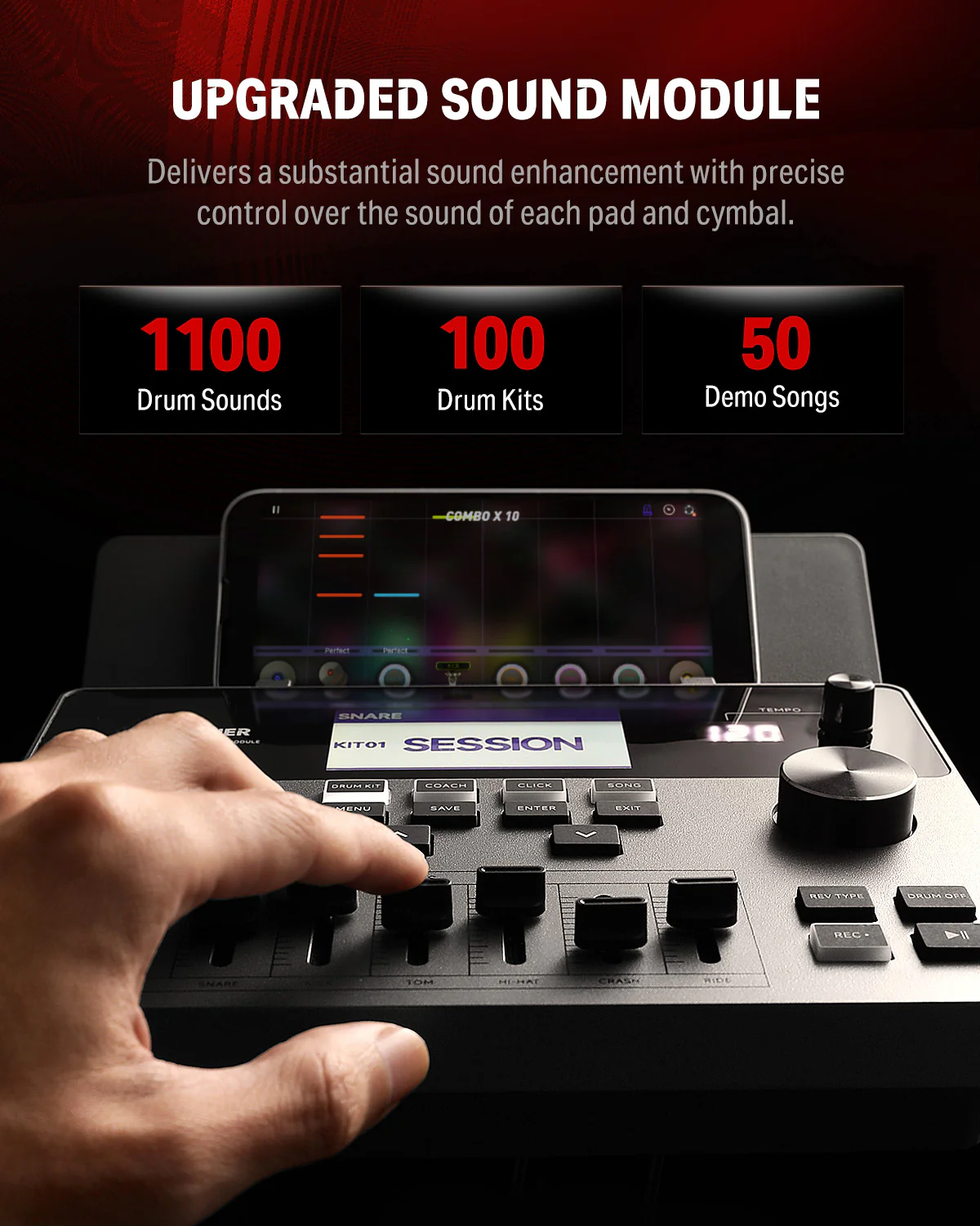 Donner DED-300Pro Electronic Drum Set - Image 7