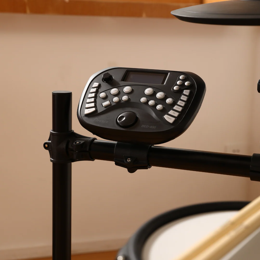 Donner DED-400 Professional Electronic Drum Set Kit with Drum Throne/Drumsticks/Headphones/Audio Cable - Image 13