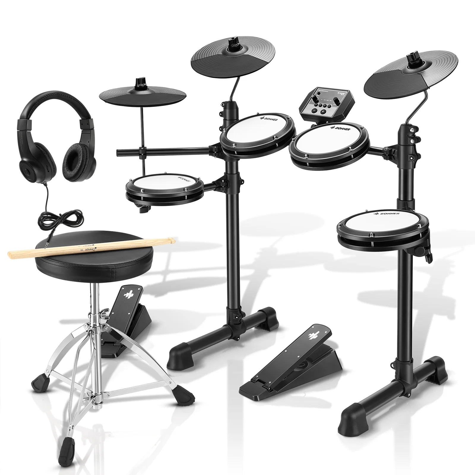 Donner DED-80 Best Electronic Drum Bundle Kit For Beginners - Image 3