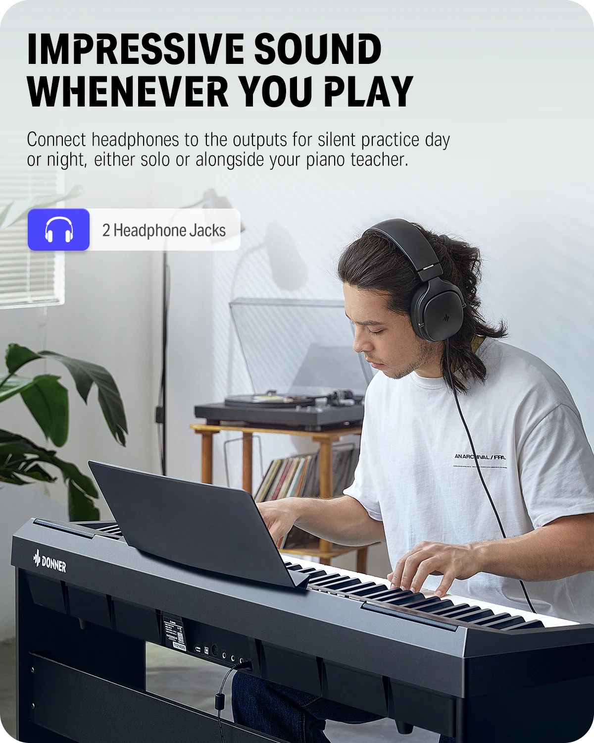 Donner DEP-20 Electronic keyboard With Stand - Image 6
