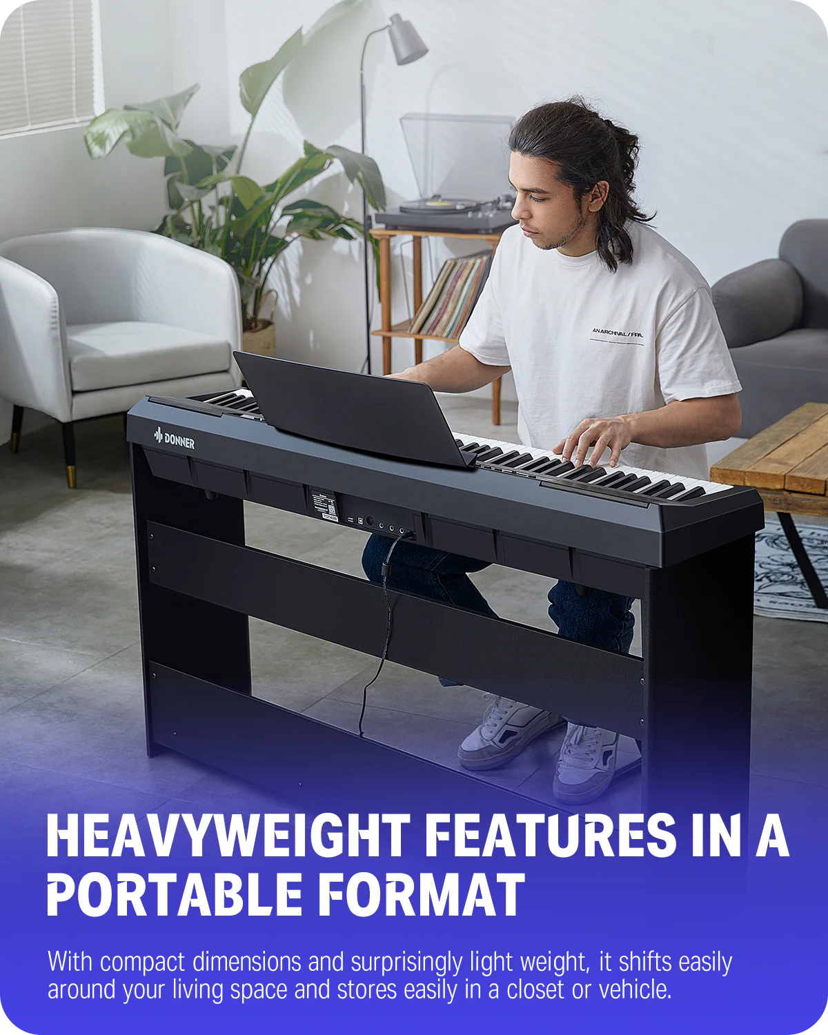 Donner DEP-20 Electronic keyboard With Stand - Image 8