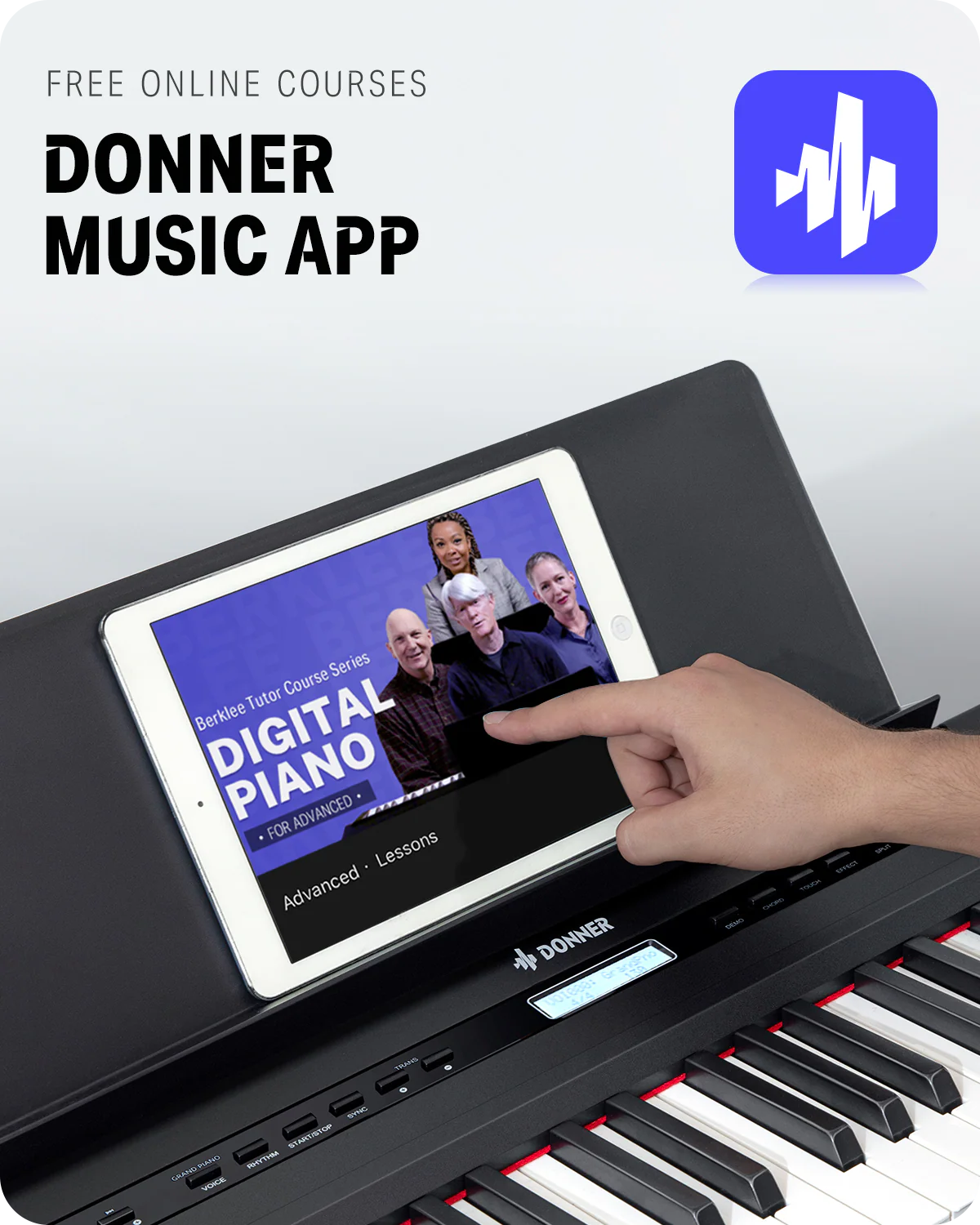 Donner DEP-20 Electronic keyboard With Stand - Image 9