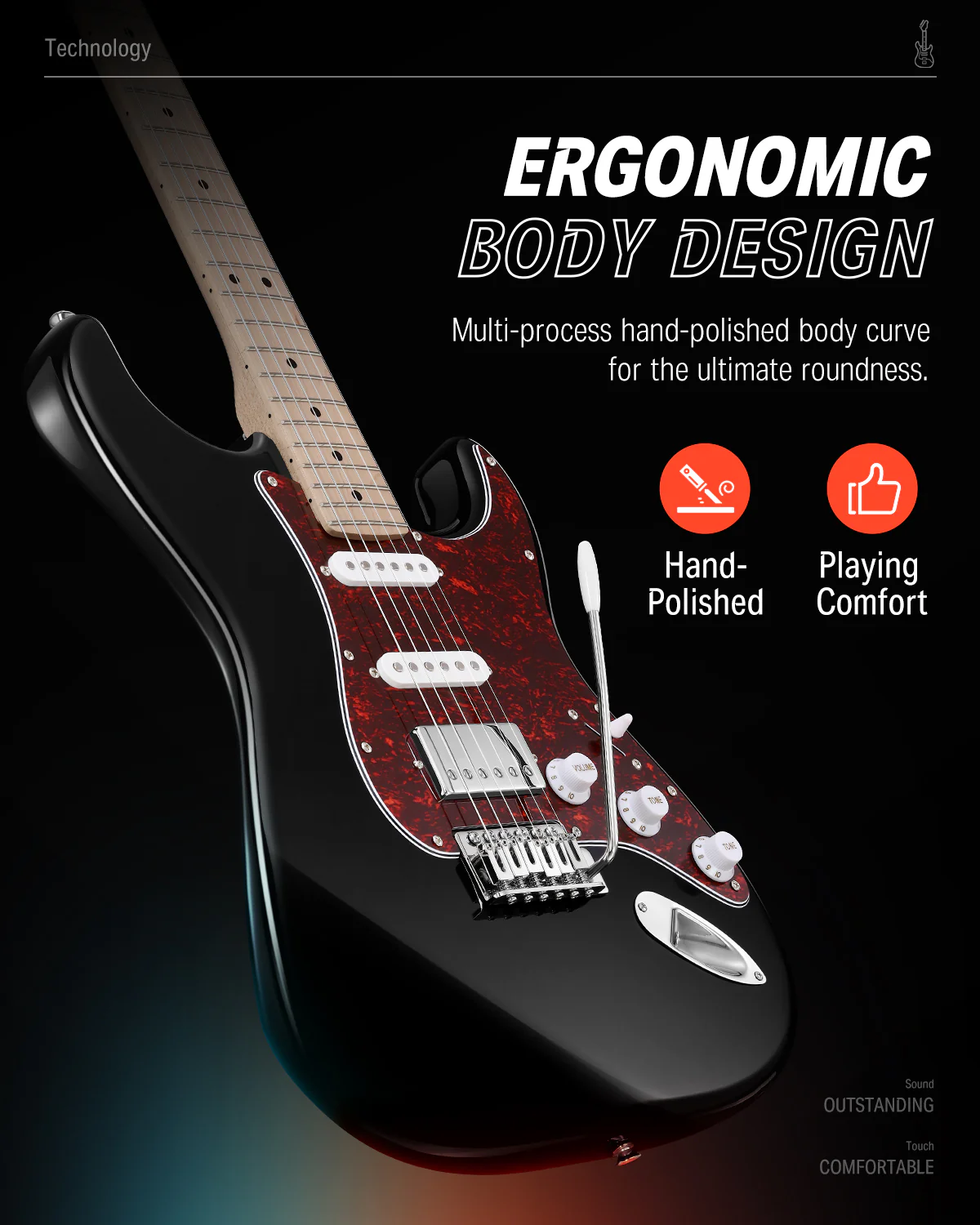 Donner DST-152 ST Electric Guitar Kit - Image 11