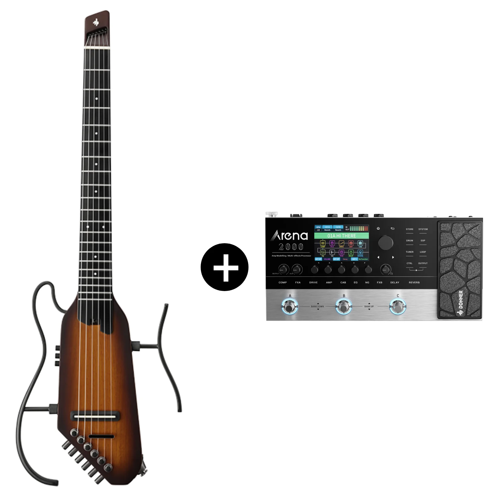 Donner HUSH C Nylon Acoustic-Electric Guitar - Image 31