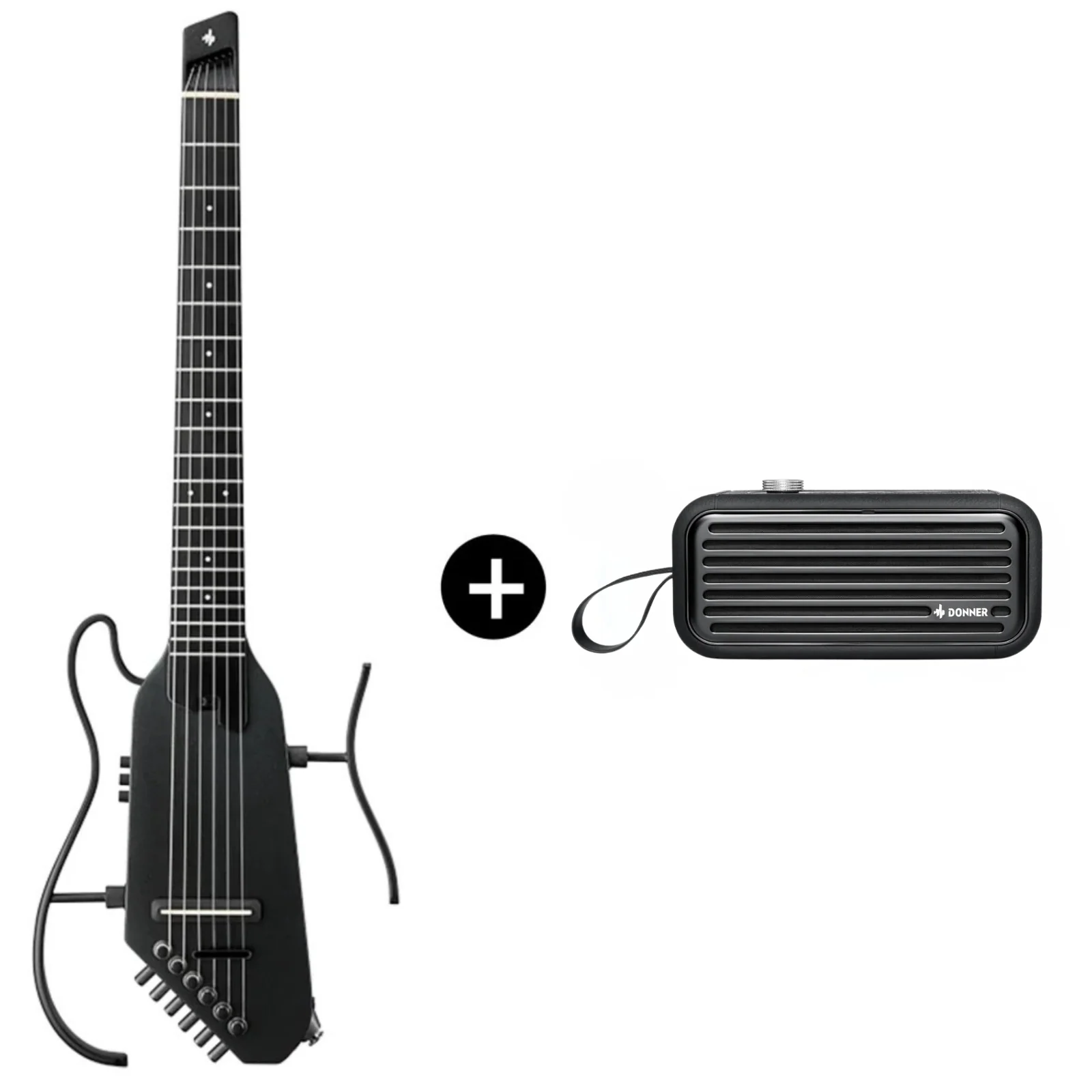 Donner HUSH C Nylon Acoustic-Electric Guitar - Image 4