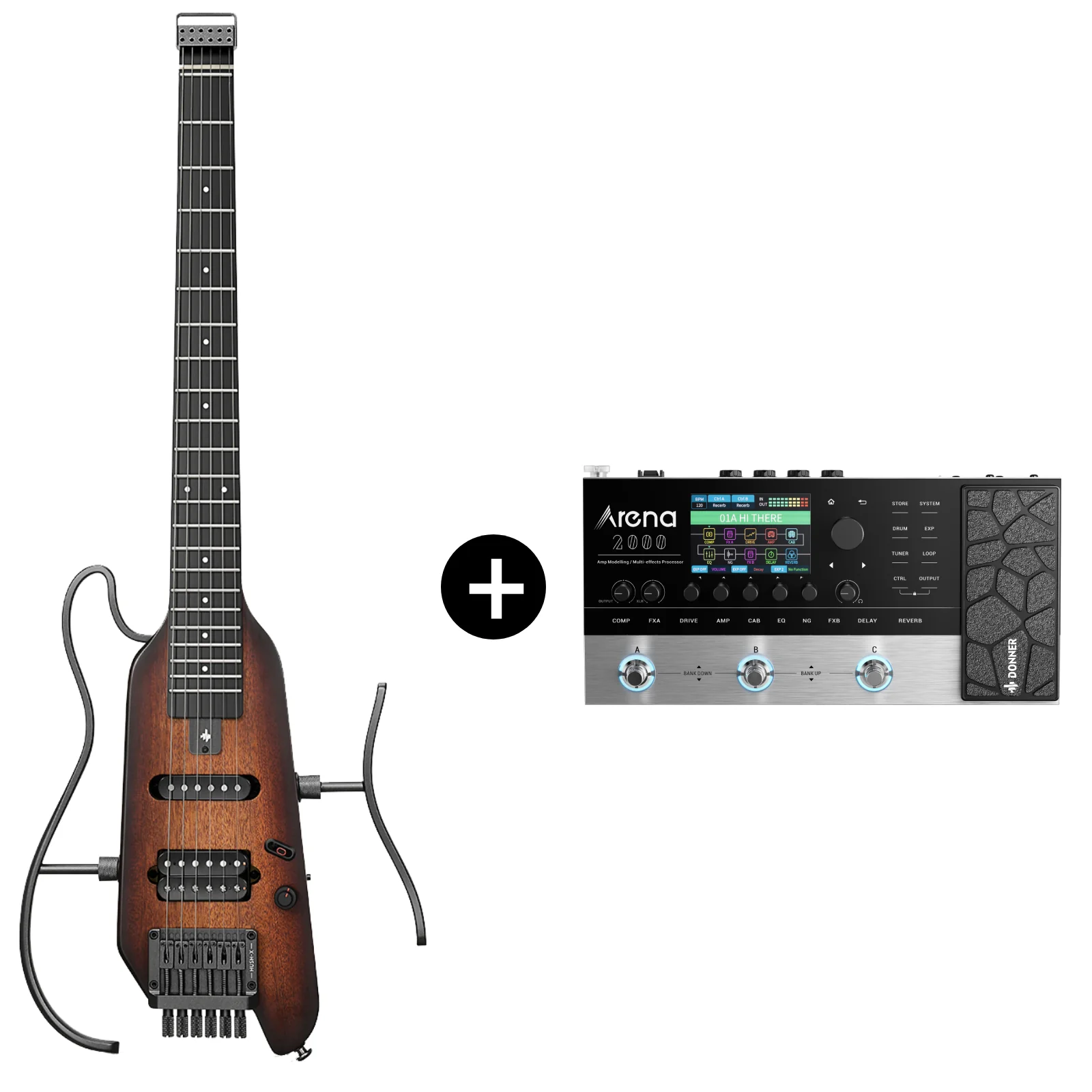 Donner HUSH X Electric Guitar - Image 13