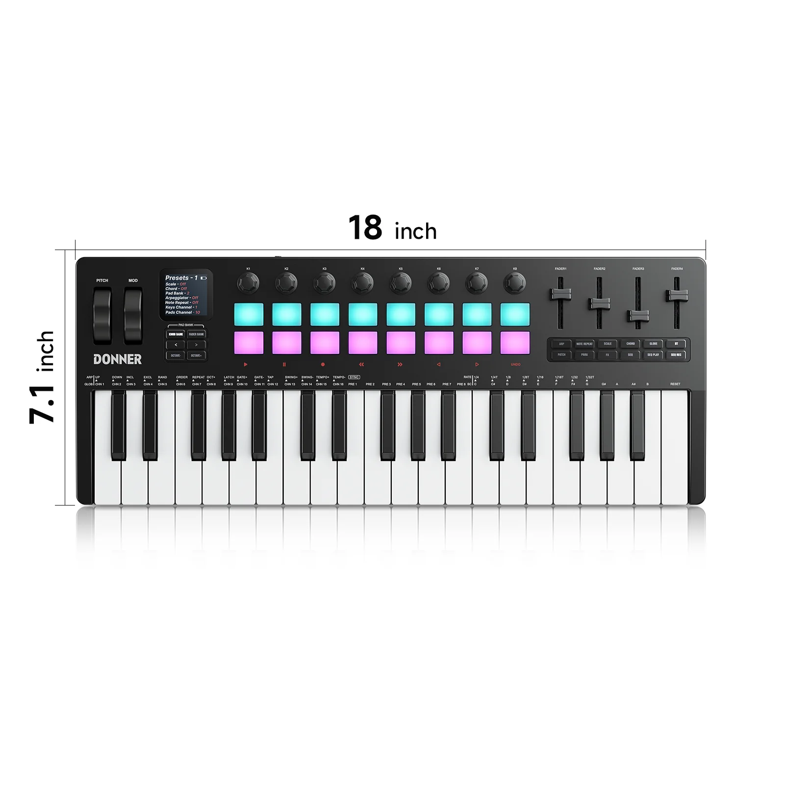 Donner Starrykey-37 Play Midi Controller - Image 2
