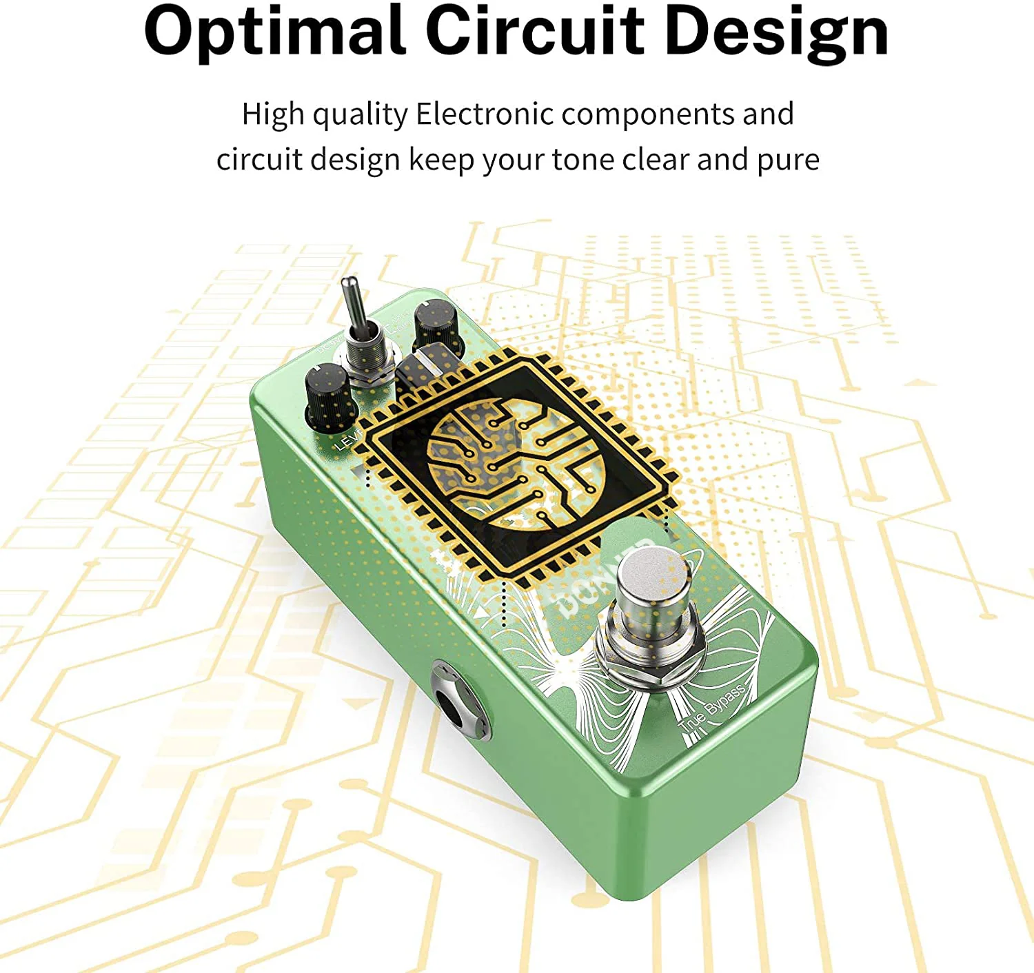 Donner Wave Delay Guitar Effect Pedal 2 Modes Digital and Analog-Style Warm Delay True Bypass - Image 4