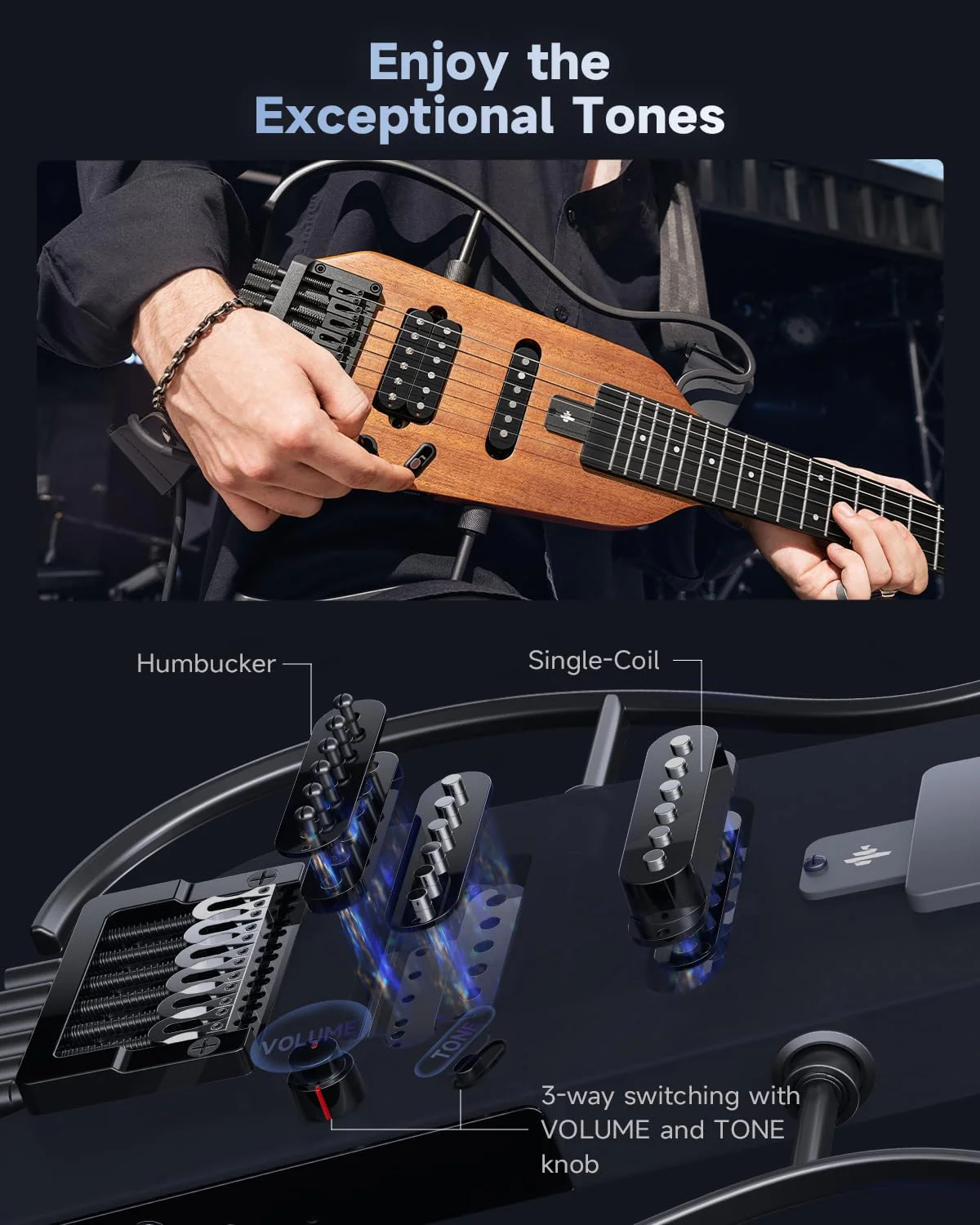 Donner HUSH X Electric Guitar - Image 22